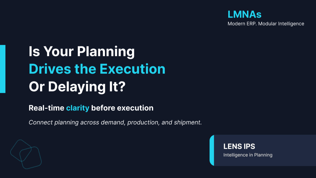 Everything Looks Planned… Until Execution Begins