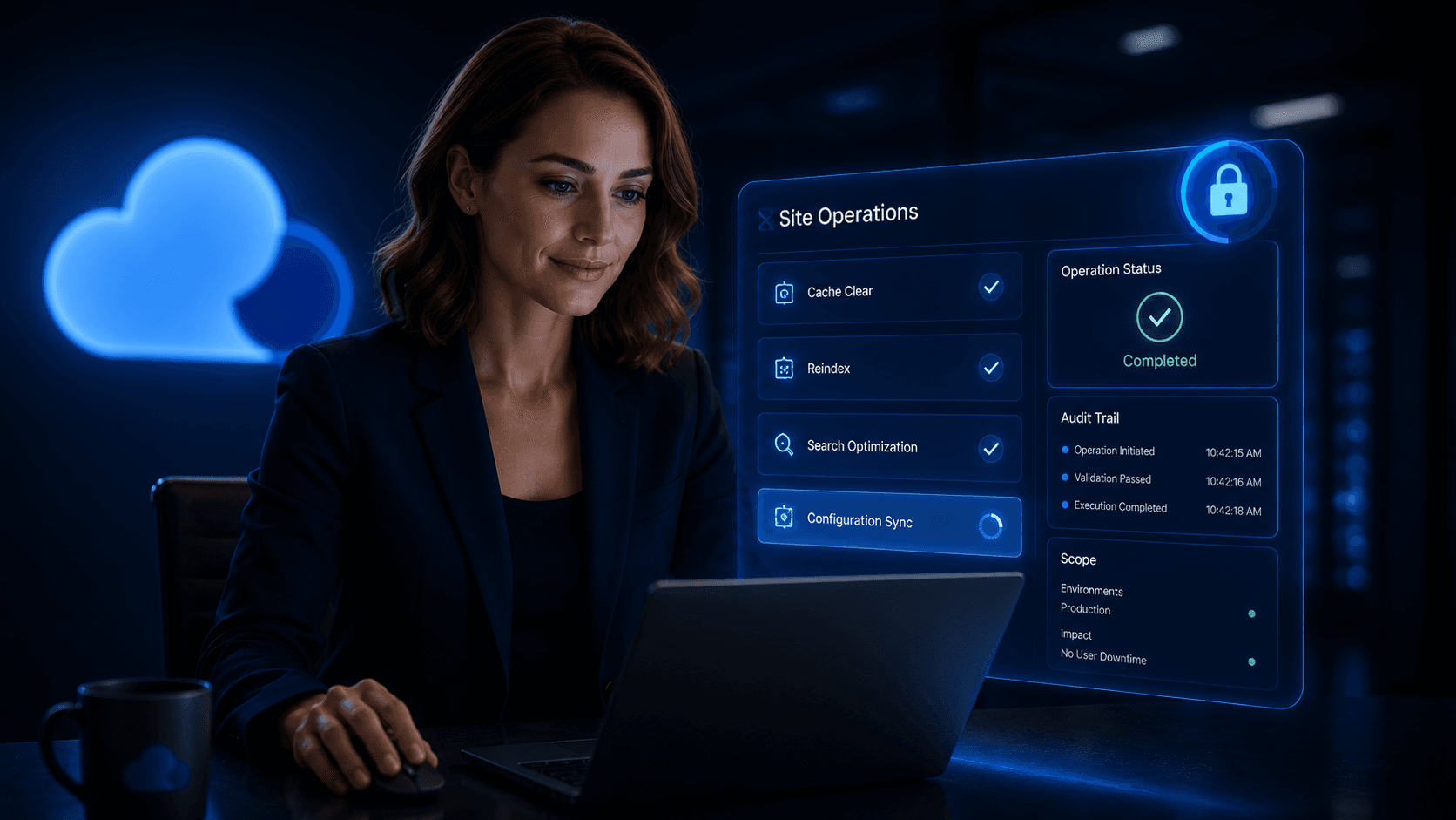 LensCloud secure operation